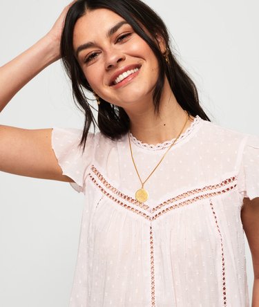 Monika Cutwork Vest Top Image 5