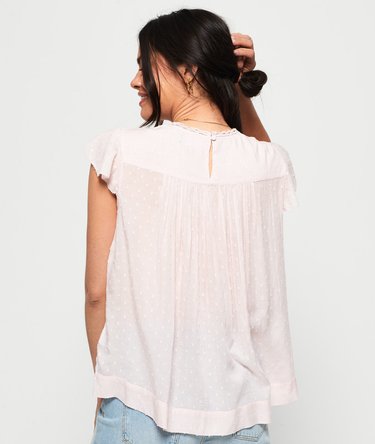 Monika Cutwork Vest Top Image 4