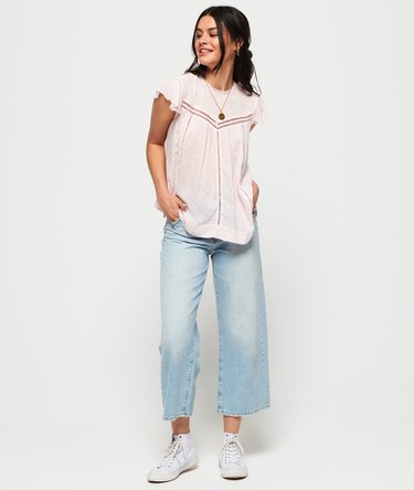 Monika Cutwork Vest Top Image 3