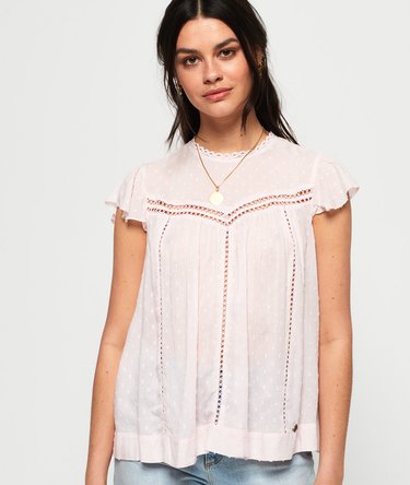 Monika Cutwork Vest Top Image 1