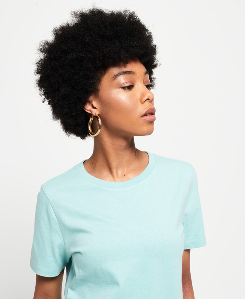womens Orange Label Crew Neck T-Shirt in MINT GREEN | Superdry US