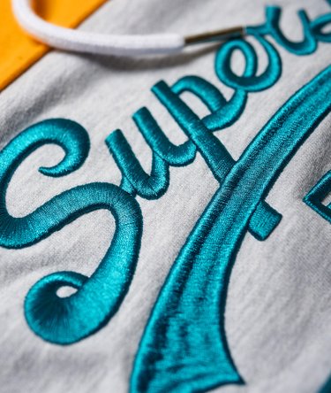 Vintage Logo High Build Embroidered Hoodie Image 7