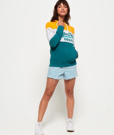 Vintage Logo High Build Embroidered Hoodie Image 3
