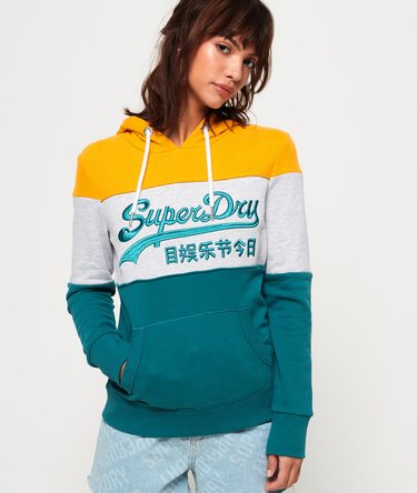 Vintage Logo High Build Embroidered Hoodie Image 1