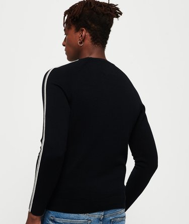 Micro Stripe Crew Jumper Image 4