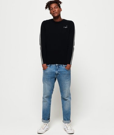Micro Stripe Crew Jumper Image 3