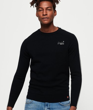 Micro Stripe Crew Jumper Image 1