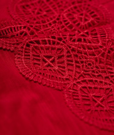 Lizzie Lace Insert T-shirt Image 8