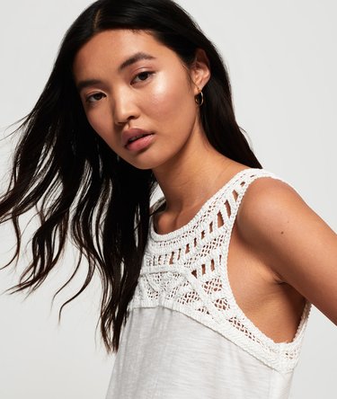 Kyla Crochet Lace Tank Top Image 5