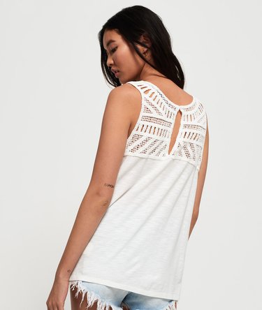 Kyla Crochet Lace Tank Top Image 4