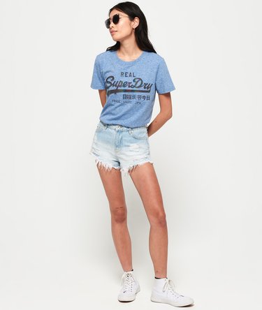 T-shirt pailleté Vintage Logo en relief Image 3