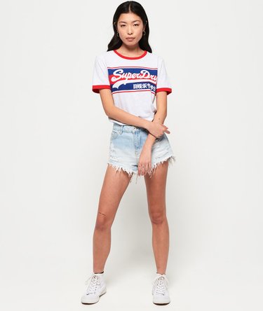 T-shirt molletonné Ringer Vintage Logo Image 3