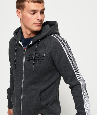 Sudadera con capucha, cremallera y el logo Vintage 1st Image 5