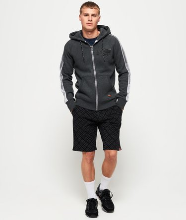 Sudadera con capucha, cremallera y el logo Vintage 1st Image 3