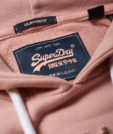 Vintage Logo Glitter Embossed Hoodie Image 6