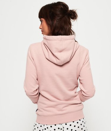 Vintage Logo Glitter Embossed Hoodie Image 4