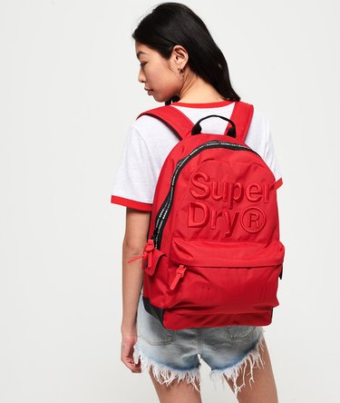 Montana Rucksack aus Satin mit Ziernaht Image 2