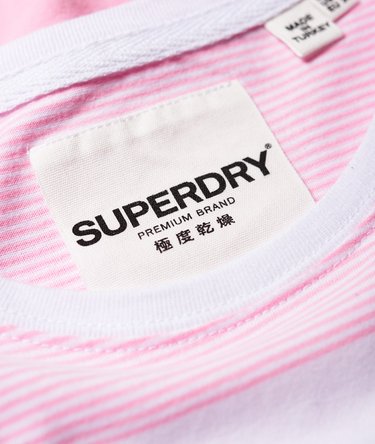 Minimal Logo Tape Stripe Portland T-Shirt Image 6