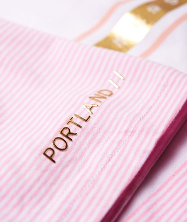 Minimal Logo Tape Stripe Portland T-Shirt Image 8