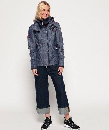Tech Hooded Pop Zip SD-Windcheater Jacket Image 3