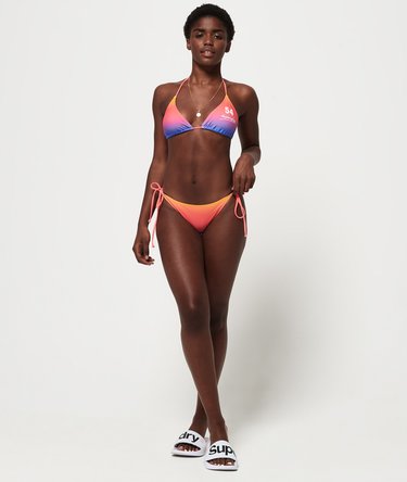 Bas de bikini ombré avec liens à nouer Riley Image 2