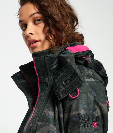Print Arctic Hooded Pop Zip SD-Windcheater Jacket Image 6
