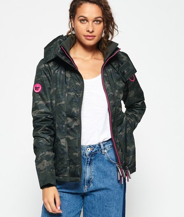 Print Arctic Hooded Pop Zip SD-Windcheater Jacket Image 1