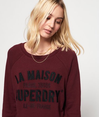 Raglan-Sweatshirt mit Applikation und Rundhalsausschnitt Image 4