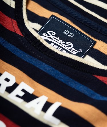 Vintage Logo Stripe T-Shirt Image 8