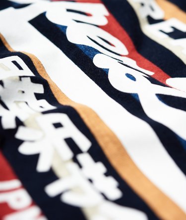 Vintage Logo Stripe T-Shirt Image 7