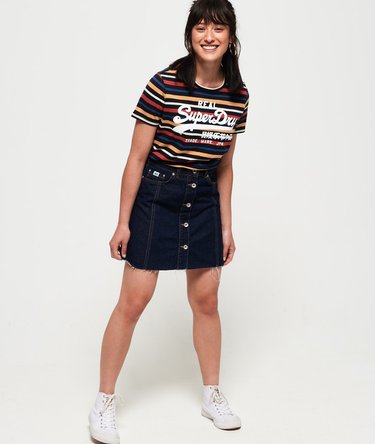 Vintage Logo Stripe T-Shirt Image 4
