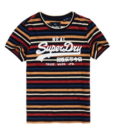 Vintage Logo Stripe T-Shirt Image 3