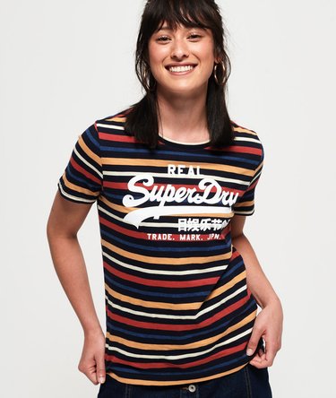 Vintage Logo Stripe T-Shirt Image 6
