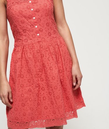 Lacy Mix Skater Dress Image 6