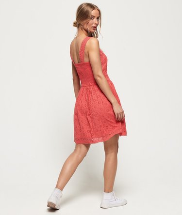 Lacy Mix Skater Dress Image 3