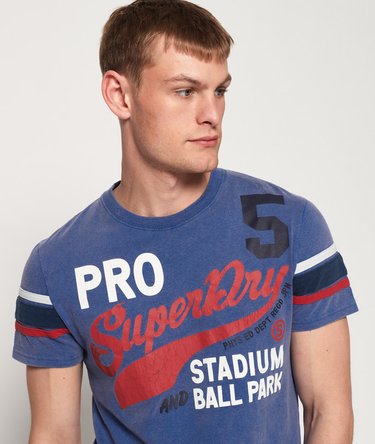 Pitch Field Retro T-Shirt Image 4