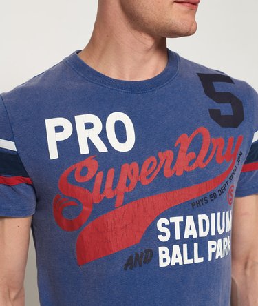 Pitch Field Retro T-Shirt Image 5