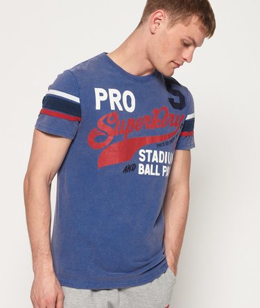 Pitch Field Retro T-Shirt Image 1