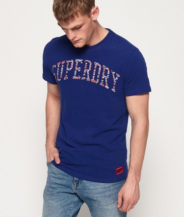 T-shirt à imprimé en relief Varsity Image 1