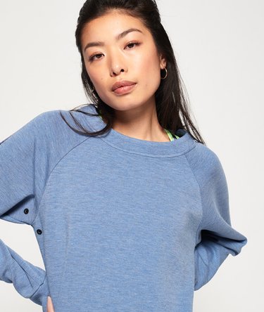 Core Gym Tech Rundhals-Sweatshirt mit Bandeinsatz Image 4