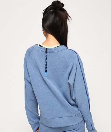 Core Gym Tech Rundhals-Sweatshirt mit Bandeinsatz Image 3