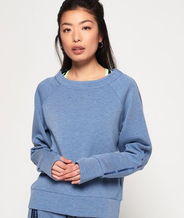Core Gym Tech Rundhals-Sweatshirt mit Bandeinsatz Image 1