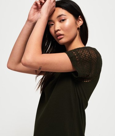 Embroidered Raglan T-shirt Image 5