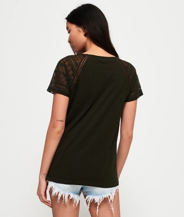 Embroidered Raglan T-shirt Image 4