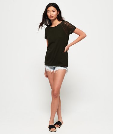 Embroidered Raglan T-shirt Image 3