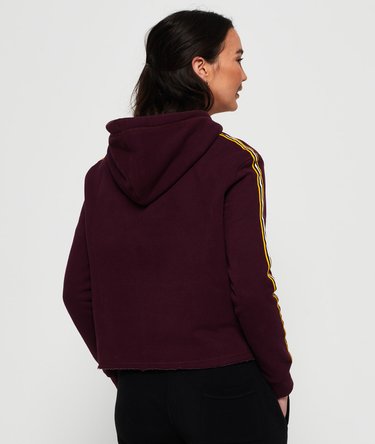 Vintage Logo League College Crop Hoodie Image 4
