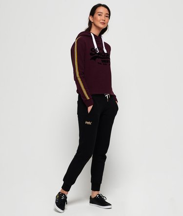 Vintage Logo League College Crop Hoodie Image 3