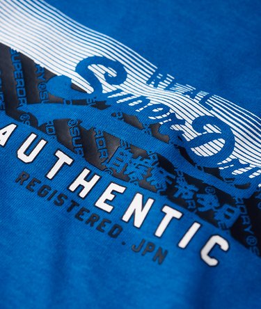 Vintage Authentic T-shirt met streep over de borst Image 7