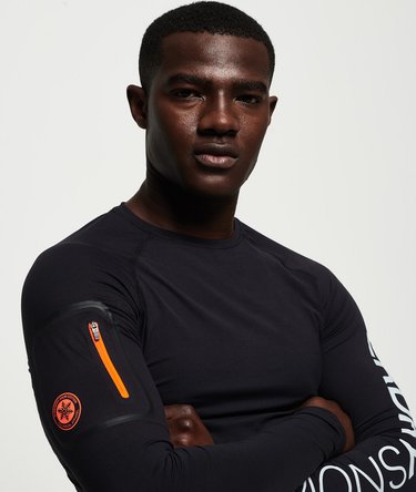 Carbon Base Layer Crew Top Image 5