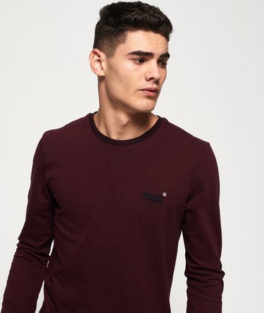 Orange Label Jaquard Texture Long Sleeve Top Image 4